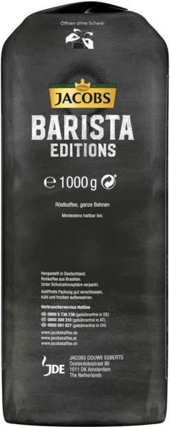 Jacobs Barista Editions Selektion Des Jahres Brasilien, Bohnenkaffee, Ganze Bohnen, Röstkaffee, Kaffeebohnen, 1000 G 10 Jacobs Barista Editions Selektion Des Jahres Brasilien, Bohnenkaffee, Ganze Bohnen, Röstkaffee, Kaffeebohnen, 1000 G -De’Longhi Verkaufsgeschäft cc07a0e86ad8e9d374911280dce7986b