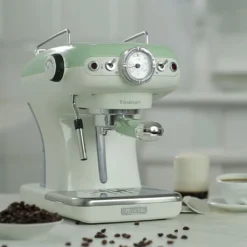 Ariete Vintage Siebträger-Espressomaschine Grün -De’Longhi Verkaufsgeschäft cc3613e240590fe246620937e9ae0c19