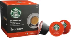 Nestlé® Starbucks By Nescafe Dolce Gusto 12 Kapseln Colombia Espresso Arabica Kaffee -De’Longhi Verkaufsgeschäft cd0fc6e8d9fcf65acb713b0c785ef6cf