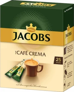 JACOBS Typ Cafe Crema Löslicher Kaffee 12 X 25 Sticks -De’Longhi Verkaufsgeschäft cd5a396d7b637433245fd5e8d953b8b4