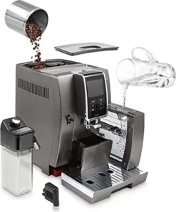 De'Longhi DeLonghi ECAM 370.95.T Dinamica Plus Kaffeevollautomat Silber -De’Longhi Verkaufsgeschäft cebbc75fc24f446cc782716fadc1e097