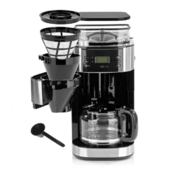 Barista Kaffeemaschine Mahlwerk 900W Edelstahl/Schwarz 12 Tassen Permanentfilter -De’Longhi Verkaufsgeschäft cf991edaa441990476faefc0f9f91c36
