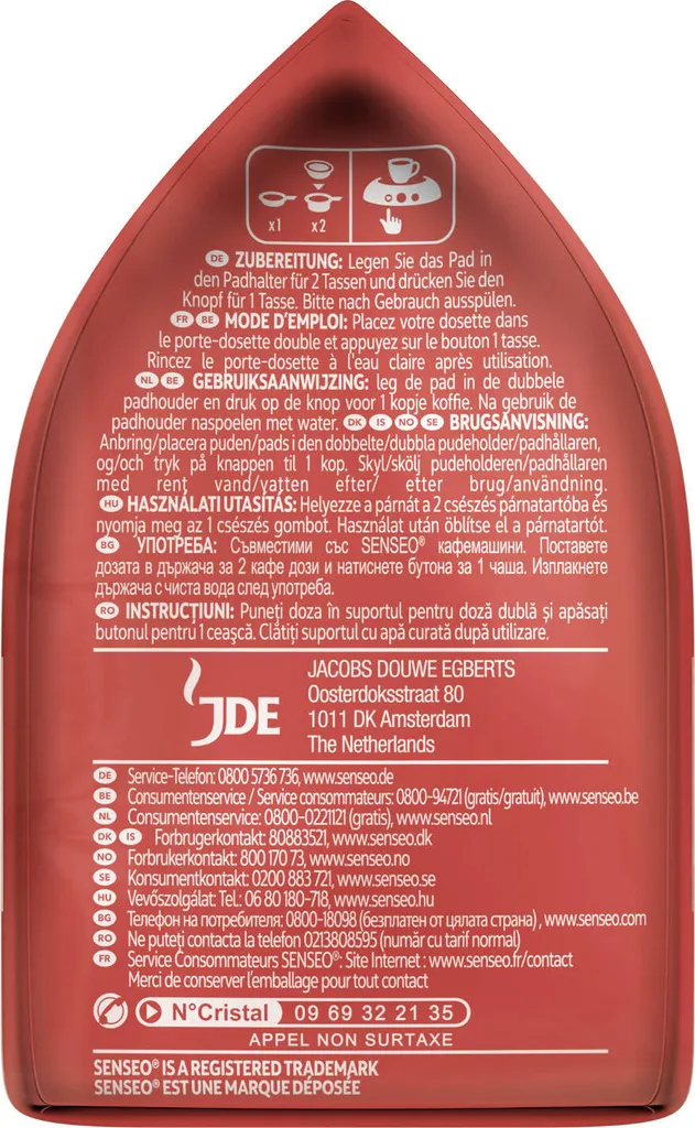 SENSEO Cappuccino Baileys Pads Sahnelikörgeschmack 10er Pack - 10 X 8 Getränke 6 SENSEO Cappuccino Baileys Pads Sahnelikörgeschmack 10er Pack - 10 X 8 Getränke – Bild 6