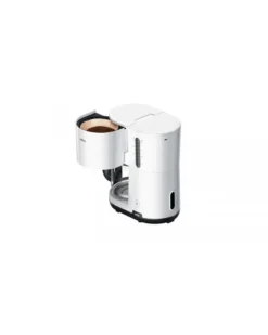 BRAUN HH Kaffeeautomat 10T 1000W Aroma Glaskanne Weiß KF1100WH -De’Longhi Verkaufsgeschäft d06c85b540cf763c3f6651c75fdb8a61