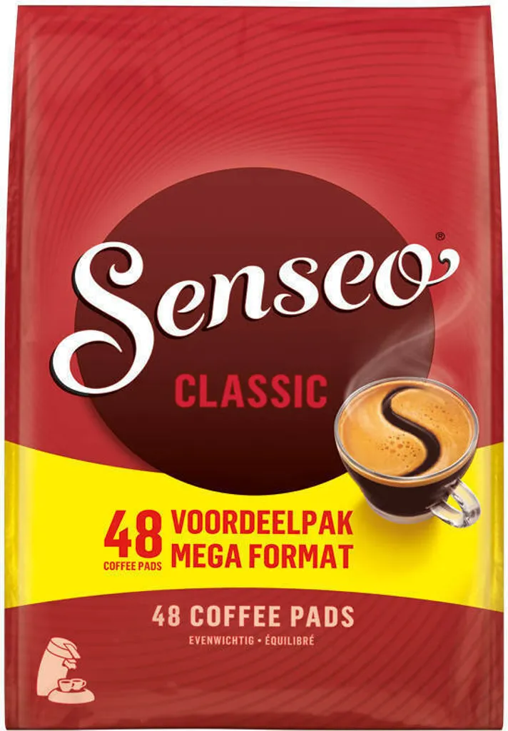 SENSEO Kaffeepads Classic Senseopads 48 Getränke Pads XXL Vorratspackung 1 SENSEO Kaffeepads Classic Senseopads 48 Getränke Pads XXL Vorratspackung