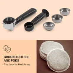 Arabica Comfort Espressomaschine 1350W 20 Bar 1,8l Touch-Bedienfeld Edelstahl -De’Longhi Verkaufsgeschäft d24529b4a618beb9f49d60b36ff9f9a6