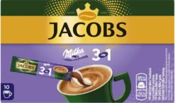 JACOBS Löskaffee 3in1 Milka®* 12x10 Sticks Löslicher Instantkaffee 120 Getränke -De’Longhi Verkaufsgeschäft d26c3d38973cdc454b25f08f0d4190f2