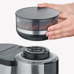 SEVERIN FILKA Vollautomat Für Filterkaffee Mit Thermokanne KA 4851 Aus Edelstahl, Matt-schwarz Edelstahl-gebürstet -De’Longhi Verkaufsgeschäft d2fa9b3292f6ad6dba6c29e62c31c385