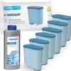 6x Wasserfilter Für Saeco, Philips Wie AquaClean CA6903 + Entkalker 1L
