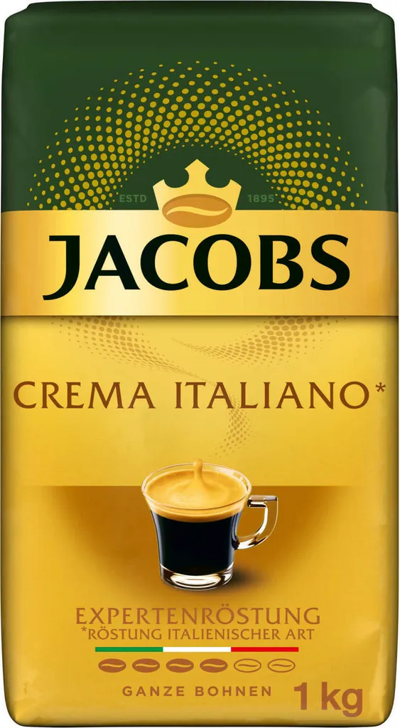JACOBS Kaffeebohnen Expertenröstung Crema Italiano 3 Kg Geröstete Bohnen+ 1 Jacobs Barista Becher+ 1 Dose 2 JACOBS Kaffeebohnen Expertenröstung Crema Italiano 3 Kg Geröstete Bohnen+ 1 Jacobs Barista Becher+ 1 Dose – Bild 2