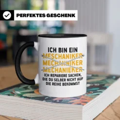 Lustige Tasse Automechaniker KFZ Mechaniker Geschenk Mechatroniker Werkstatt Tasse (Schwarz) -De’Longhi Verkaufsgeschäft d63abe6b0eda74ff7ca2c101e8303158
