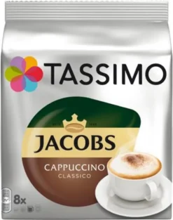 Tassimo Jacobs Cappuccino Classico | 8 T Discs, Kaffeekapseln -De’Longhi Verkaufsgeschäft d63cc5074b8d2c6a141a9ea8dc7f2b26