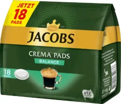 JACOBS Pads Crema Balance 5 X 18 Getränke - 90 Kaffeepads Senseo Kompatibel -De’Longhi Verkaufsgeschäft d71fb0f6269d0cbc9a187405e6250cb8