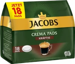 Jacobs Crema Pads Kräftig | 18 Senseo Kompatible Kaffeepads, 118 G -De’Longhi Verkaufsgeschäft d8b4fe2557187107da7331ceacd3ca21
