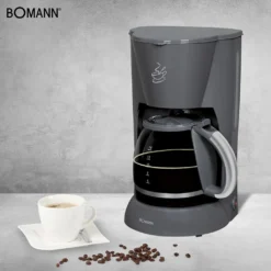 BOMANN Kaffeeautomat KA 183 CB Grau Filter Kaffeemaschine 12–14 Tassen 900W -De’Longhi Verkaufsgeschäft d96d9c4cce2496b33bc9cb3366c950c2