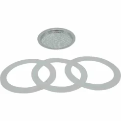 Krüger 504-S Espresso Ersatzfilter-Set Für Espressokocher Für 3 Tassen, Silber/weiß, 4-teilig (1 Set) -De’Longhi Verkaufsgeschäft dc2a945bd4b2d88c6b2ee2318fbd5bb6