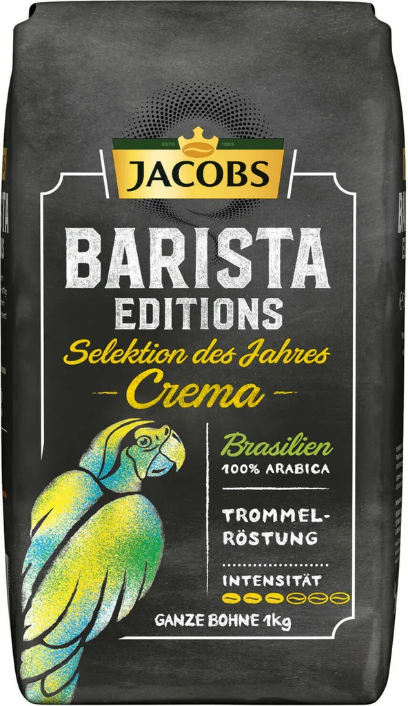 Jacobs Barista Editions Selektion Des Jahres Brasilien, Bohnenkaffee, Ganze Bohnen, Röstkaffee, Kaffeebohnen, 1000 G 6 Jacobs Barista Editions Selektion Des Jahres Brasilien, Bohnenkaffee, Ganze Bohnen, Röstkaffee, Kaffeebohnen, 1000 G – Bild 6