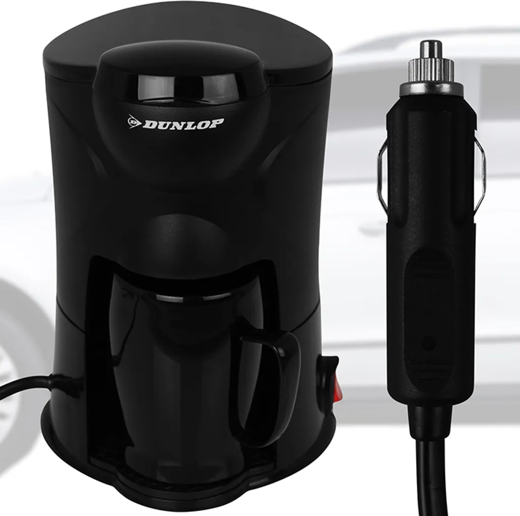 Dunlop 12V Auto Kaffeemaschine Für 1 Tasse 2 Dunlop 12V Auto Kaffeemaschine Für 1 Tasse – Bild 2