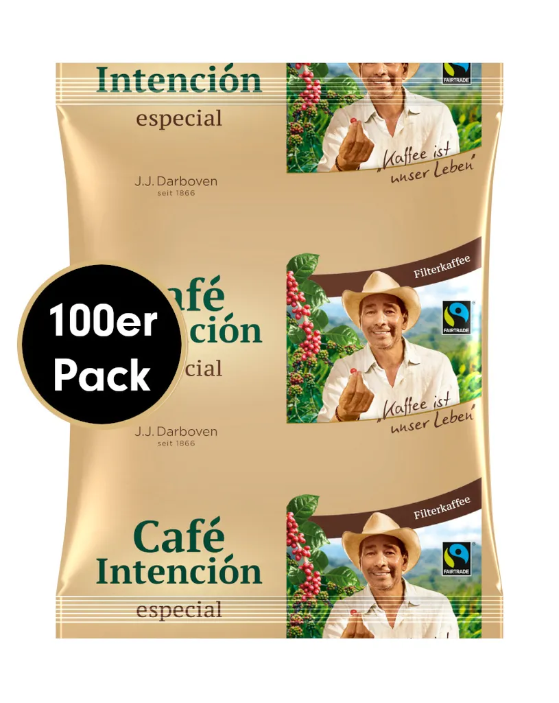 Filterkaffee ESPECIAL In Kannenportionen Von Café Intención, 100x60g 1 Filterkaffee ESPECIAL In Kannenportionen Von Café Intención, 100x60g