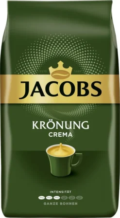 Jacobs Krönung Crema | Ganze Bohne | 1000g -De’Longhi Verkaufsgeschäft e1c6fb9963b83393b1be5016c40ed986