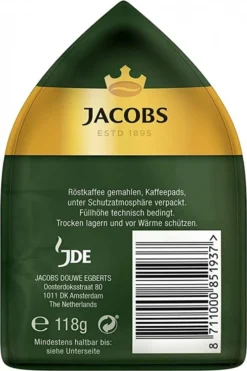 Jacobs Crema Pads Kräftig | 18 Senseo Kompatible Kaffeepads, 118 G -De’Longhi Verkaufsgeschäft e27a5cd2dbc22e4915e4024fa5541e26
