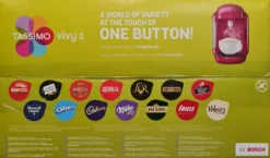 Bosch Tassimo Vivy2 Kapselmaschine TAS1401, Kompaktes Design, Vollautomatisch, Geeignet Für Alle Tassen - Pink -De’Longhi Verkaufsgeschäft e2e9680fc0e3dff3efe110b963737161