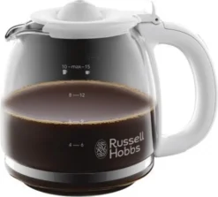 Russell Hobbs 24390-56 Inspire White Filterkaffeemaschine 1100W Warmhalteplatte -De’Longhi Verkaufsgeschäft e331b21fc65167d0fdf98fde7cf2089e