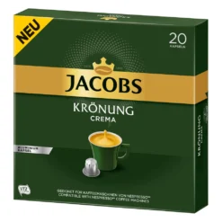 JACOBS Kapseln Krönung Crema 200 Nespresso®* Kompatible Kaffeekapseln 10x20 10 JACOBS Kapseln Krönung Crema 200 Nespresso®* Kompatible Kaffeekapseln 10x20 -De’Longhi Verkaufsgeschäft e648c60761845bfd19cd7abb59c41e21