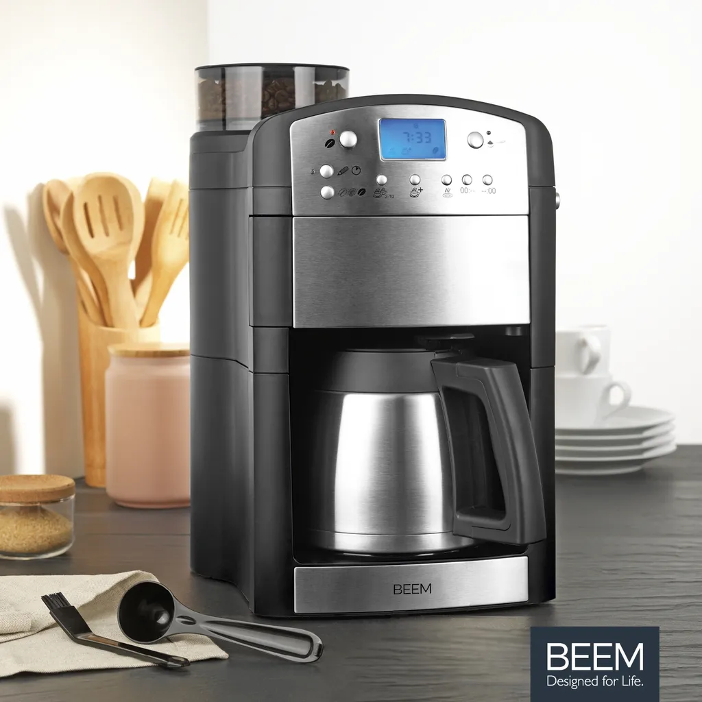 BEEM FRESH-AROMA-PERFECT Filterkaffeemaschine Mit Mahlwerk - Thermo | 2 Isolierkannen Kaffeemaschine Mahlwerk Timer 2x Thermoskanne Filterkaffeemaschine Kaffeeautomat 6 BEEM FRESH-AROMA-PERFECT Filterkaffeemaschine Mit Mahlwerk - Thermo | 2 Isolierkannen Kaffeemaschine Mahlwerk Timer 2x Thermoskanne Filterkaffeemaschine Kaffeeautomat – Bild 6