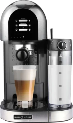 BOB HOME Kaffeecenter LATTESSA | Espressomaschine Mit Integriertem Milchaufschäumer | Kaffeespeziealitäten Auf Knopfdruck 11 BOB HOME Kaffeecenter LATTESSA | Espressomaschine Mit Integriertem Milchaufschäumer | Kaffeespeziealitäten Auf Knopfdruck -De’Longhi Verkaufsgeschäft e7592aeffbbfe9b9b20d10f0e84adf27
