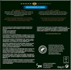 JACOBS Kapseln Decaffeinato 6 Lungo Entkoffeiniert 1 X 20 Nespresso®* Kompatible Kaffeekapseln 6 JACOBS Kapseln Decaffeinato 6 Lungo Entkoffeiniert 1 X 20 Nespresso®* Kompatible Kaffeekapseln -De’Longhi Verkaufsgeschäft e9642e77ed520128707707927b9c44c4