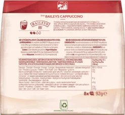 SENSEO Cappuccino Baileys Pads Sahnelikörgeschmack 10er Pack - 10 X 8 Getränke 12 SENSEO Cappuccino Baileys Pads Sahnelikörgeschmack 10er Pack - 10 X 8 Getränke -De’Longhi Verkaufsgeschäft ea1e27bbd138befba8f1cfaf254ec1cb