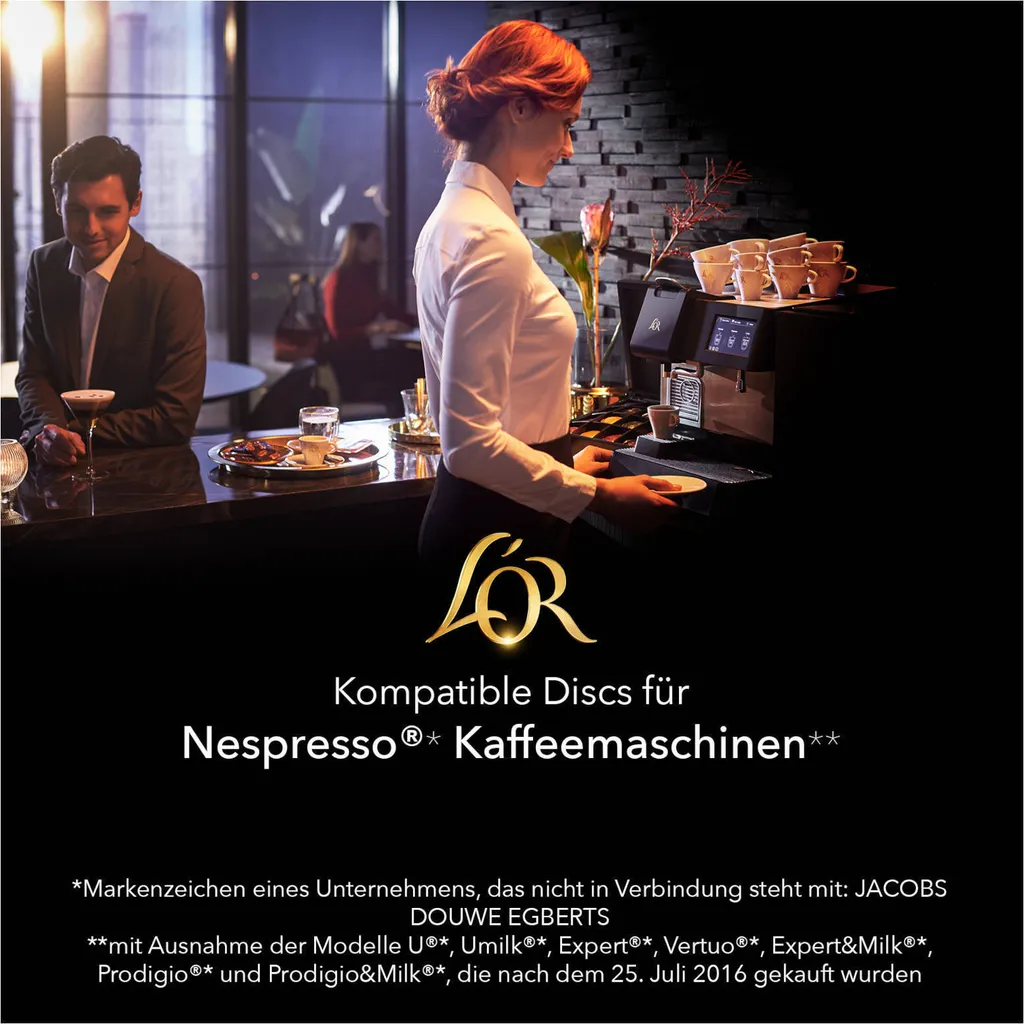 L'OR Kapseln Forza 9 Espresso 5 X 20 Nespresso®* Kompatible Kaffeekapseln 4 L'OR Kapseln Forza 9 Espresso 5 X 20 Nespresso®* Kompatible Kaffeekapseln – Bild 4