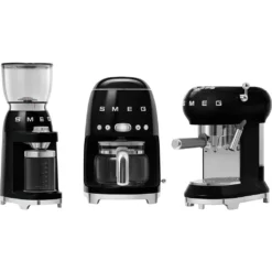 SMEG Espresso Kaffeemaschine Schwarz ECF01BLEU -De’Longhi Verkaufsgeschäft eb021ca6635c24426079f4878131dab7