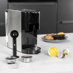 Princess 4-in-1 Multi-Kapsel-Kaffeemaschine 1450W 0,8L Schwarz Silbern -De’Longhi Verkaufsgeschäft eb0c214ac67c70d68cd0bcb95b79f975