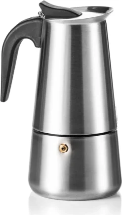 Espressokocher & Kaffeekocher Aus Edelstahl - Espressomaschine Kaffeemaschine Von Coffee Fox (9 Tassen)