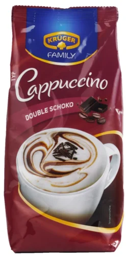 Krüger Family Cappuccino Double Schoko | 500-g-Beutel -De’Longhi Verkaufsgeschäft ed5aa32198e262c73d27e389fa7b3355