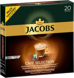 JACOBS Kapseln Café Selection 10 X 20 Nespresso®* Kompatible Kaffeekapseln -De’Longhi Verkaufsgeschäft ee0be5a975826f7a29309a5952901ce7