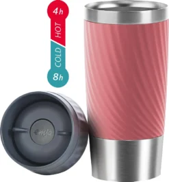 Krups Nescafé Dolce Gusto Kaffeekapselmaschine MiniMe KP123B 15bar 1500W + 1 X Emsa Travel Mug Koralle Hot & Cold Funktion -De’Longhi Verkaufsgeschäft eec0474a566d6a8707e6a0e89d025841