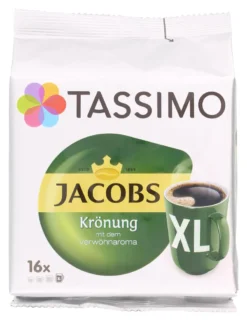 Tassimo Jacobs Krönung XL | 16 T Discs, Kaffeekapseln -De’Longhi Verkaufsgeschäft ef4342d2b903f73da2291ea668be737b