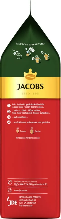 JACOBS Typ Cappuccino 10 Beutel Löslicher Kaffee Intantkaffee 10 X 400 G Cremig -De’Longhi Verkaufsgeschäft efbe1971bdf5a211deebf87e4d6adfab