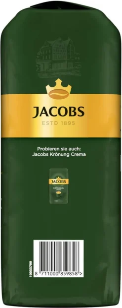 JACOBS Kaffeebohnen Krönung Crema Kräftig 2 X 1kg Ganze Kaffee Bohnen + 1 Aluminium Dose Im Barista-Design -De’Longhi Verkaufsgeschäft efe74b45696ed4dfad9effe1c600975f 1