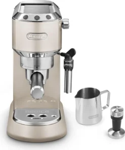 De'Longhi Delonghi Kaffeemaschine Dedica Metallics EC785.BG Pumpendruck 15 Bar, Eingebauter Milchaufschäumer, Manuell, 1300 W, Beige -De’Longhi Verkaufsgeschäft f1ac2eaeaa9b47b5b54e6ffdf1f1d7d2