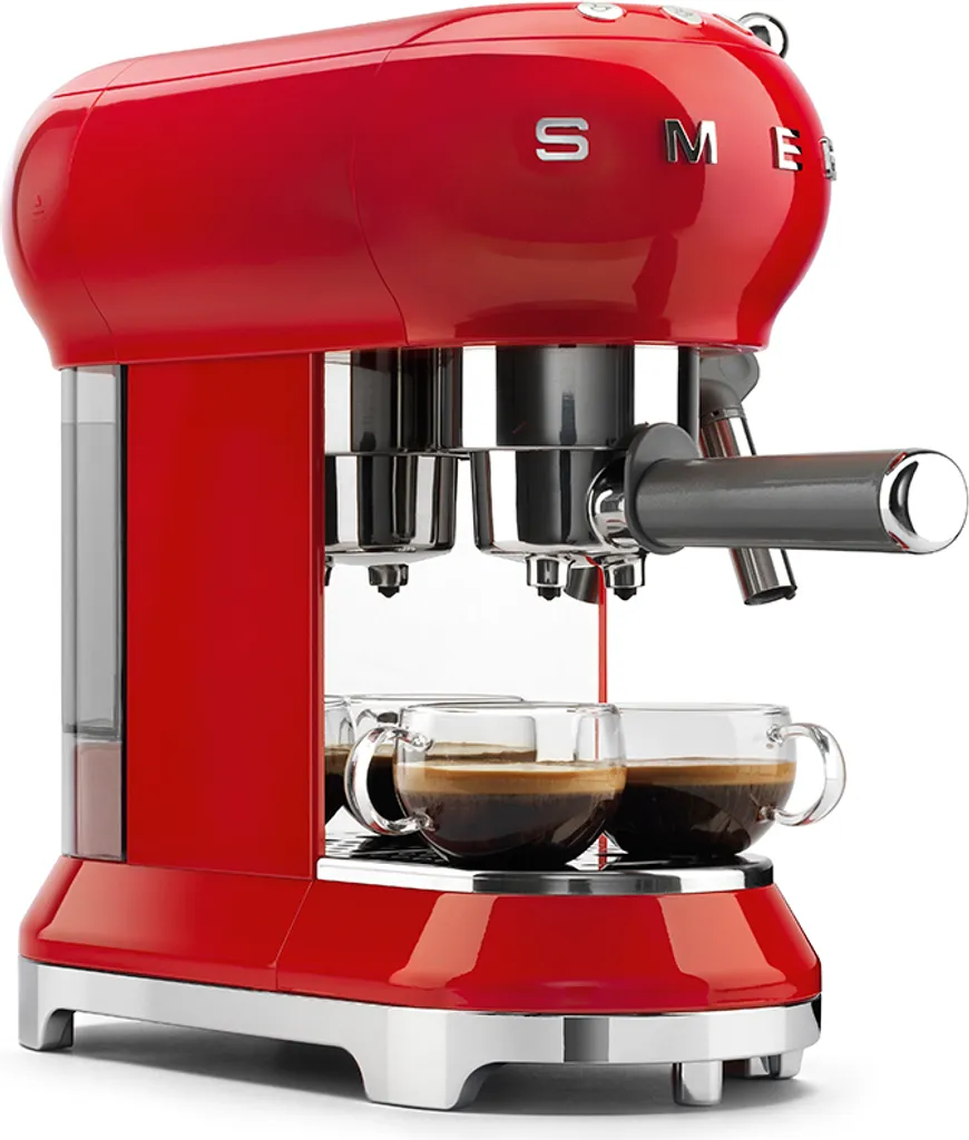 SMEG Espresso Kaffeemaschine Rot ECF01RDEU 6 SMEG Espresso Kaffeemaschine Rot ECF01RDEU – Bild 6