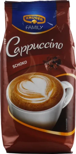Krüger Family Cappuccino Schoko | 500-g-Beutel -De’Longhi Verkaufsgeschäft f3c3bd58791a28ba09cbbe3dba478290