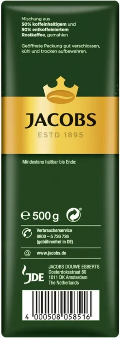 JACOBS Filterkaffee Krönung Balance 6 X 500g Pulver-Kaffee Gemahlen Röstkaffee 8 JACOBS Filterkaffee Krönung Balance 6 X 500g Pulver-Kaffee Gemahlen Röstkaffee -De’Longhi Verkaufsgeschäft f5075d8e6ebbcddd27c446b174db3464 1