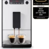 MELITTA E950-666 - Automatische Kaffeemaschine Solo Pure Silver - 1400 W - 3 Intensitätseinstellungen - 125 G Bohnenbehälter