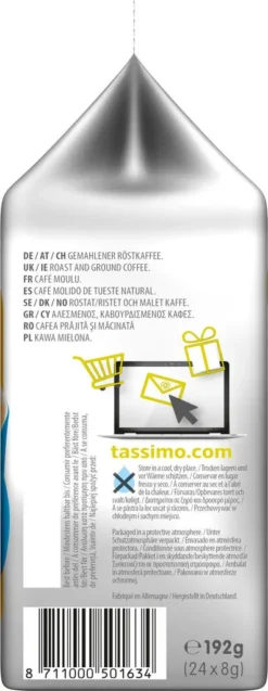 TASSIMO Kapseln Morning Café XL T-Discs Mild & Smooth 5 X 21 - 105 Getränke -De’Longhi Verkaufsgeschäft f739d89f3849f41dec9f3ee71005227a