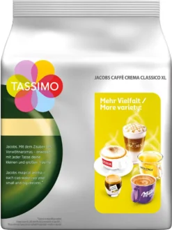Bosch TASSIMO Vivy 2 Kapselmaschine Schwarz +20 EUR Gutschein** + 1 Caffè Crema Classico XL -De’Longhi Verkaufsgeschäft f7b358384c56f2525f4763ec83f949fe