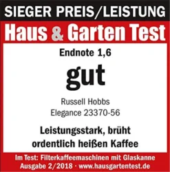 Russell Hobbs Elegance Kaffeemaschine -De’Longhi Verkaufsgeschäft f8eec7632ac9cde376dc812d392a9e67